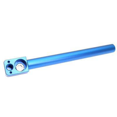 15mm Rod Mounting Bracket Tube with 3/8"-16 Screw and Anti Twist for ARRI RED Sony Camera, Blue