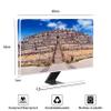Baocicco Cambodia Buddha Waterproof Screen TV Cover 32 Inch Borobudur Buddhist Temple Travel Architecture Television Covers Protective Sleeve for LCD LED PC Desktop and Home Hanging TV view 2