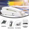 Alrhso RJ11 Connectors 25 Pack Telephone Modular 6P4C Plug, RJ11 6P4C Female to Female Crimp End Cord Connector for Landline Phone and Fax view 4