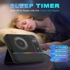 Portable CD Player Bluetooth Built-in Speakers, Desktop Boombox CD Player with Bluetooth Portable CD Players for Home with Speakers FM Radio & RGB Light, LED Screen Support USB/AUX Headphone Jack view 3