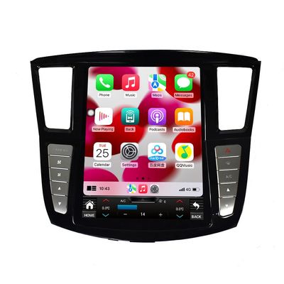 12.1 Inch Android 14 Car Radio for Infiniti QX60 JX35 2011-2020 Stereo Upgrade Tesla Style Dash IPS Touch Screen Android Auto GPS Navigation Head Unit Audio Multimedia Player 4+64GB