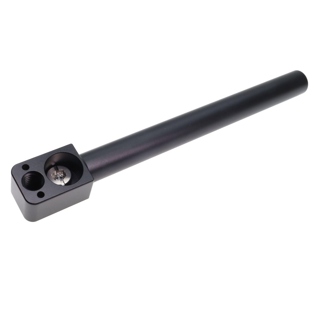 15mm Rod Clamp Mounting Bracket Tube with 3/8"-16 Screw and Anti Twist for ARRI RED Sony Camera Black