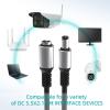 MHADBKH 5.5x2.1mm to 5.5x2.1mm Power Splitter Cable Leads Female to Male for CCTV, Security Cameras, Monitor, LED Signs view 2