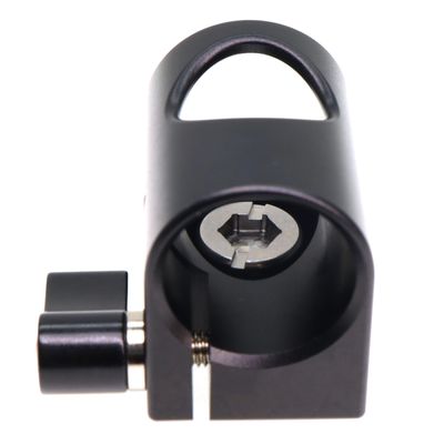 19mm Rod Clamp Mounting Bracket with 3/8"-16 Thread for Sony ARRI RED Camera, Black Rod Holder