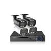 JUCFRDNJ 8MP 8CH AHD DVR Strip Line Face Detection Color MotionDetection Outdoor Security Camera System Set CCTV Video Surveillance Kit(None,8CH NVR 4CAMERA_UK Plug) view 1
