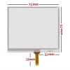3.5''inch 4 Wire Touch Panel LMS350GF12 LMS350GF08 LMS350GF20 LQ035Q1DG04 75mm*62mm Resistance Handwritten Touch Screen Glass Digitizer view 2