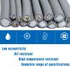 TRVVPS High-Flex Drag Chain Twisted Pair Shielded Cable, 2-Core, Oxygen-Free Copper, Nylon Filling, Tin-Copper Braid Shield, PVC Jacket, for RoboticsDrag Chain and Industrial Use(100ft,0.20mm-2C) view 4