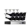 CCTV Camera Security System Kit POE 4K 8CH NVR Set Outdoor Waterproof Audio IP Bullet Monitoring Camera Video Surveillance Kit(None,4K 8CH NVR 8PCS CAM_UK Plug) view 1