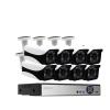 CCTV Camera Security System Kit POE 4K 8CH NVR Set Outdoor Waterproof Audio IP Bullet Monitoring Camera Video Surveillance Kit(None,4K 8CH NVR 8PCS CAM_UK Plug) view 2