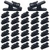 BokWin 32 Pack Headphone ClipHeadset Wire ClipsCable Clothing Clips (Shirt Clips) for Fixing Earphone/Microphone Cord, 1 Inch Black Plastic to Organize Wires view 1
