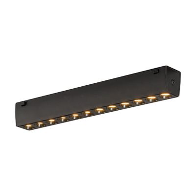 Kuzco Lighting TRF39710-BK-4K Holo Trilo Track Light Bar, Integrated LED, Low Voltage LED, Integrated LED, Black