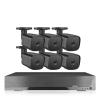 JUCFRDNJ Tuya Smart POE CCTV Surveillance System 8CH 8MP POE NVR Kit Outdoor 4K Ultra HD Video Security IP Cameras Kits Face Detection(None,8CH NVR 6 Cameras_UK Plug) view 1