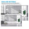 JUCFRDNJ Tuya Smart POE CCTV Surveillance System 8CH 8MP POE NVR Kit Outdoor 4K Ultra HD Video Security IP Cameras Kits Face Detection(None,8CH NVR 6 Cameras_UK Plug) view 4