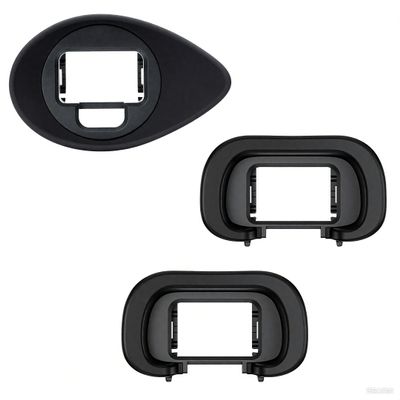 2 Pack FDA-EP21L Soft Silicone Camera Eyepiece Eyecup + A7IV A7RV Eyecup Eyepiece, Camera Viewfinder Eyeshade