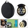Bothyi Electric Vehicle Charging Cable Organizer Bag Round Organizer Case Practical Cable Holder Waterproof for Travel Cables, Black view 2