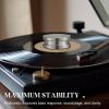 26.8 Ounce/ 760 Gram Record Weight Stabilizer Turntable Clamp Heavy Weight High Mass Steel Lp Disc Vinyl Record Player Accessory with Brush Gift Box for Vibration Damping Christmas Favor Gifts(Silver) view 4