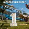 imprsv Plastic Marquee Numbers 8, 3FT Light Up Numbers for Outdoor Party view 4