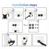 VESA Adapter, Compatible for HPM Series M32f 27" M27f M27fd M27fq M27fw M27fwa FHD Monitor Bracket Mounts to Stand/Desk Mount view 4