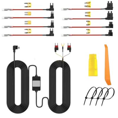 ALRIWMINSI 462B Universal Hardwire Compatibility with Various Dashcam Wiring Power Cord