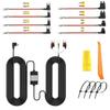 ALRIWMINSI 462B Universal Hardwire Compatibility with Various Dashcam Wiring Power Cord view 1