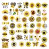 100Pcs Beautiful Flowers Stickers Pack - Waterproof Stickers for Gifts,Scrapbooking,Laptop,Water Bottles,Skateboards,Mobile Phone SPJHSL view 3