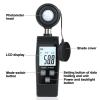 UV Meter, Digital Mini Lux Meter LCD Display Handheld Illuminometer 0-200000 Lux Luminometer High Accuracy Lux/FC Measure Tester view 2