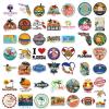 100PCS Florida Stickers,Cool Travel Stickers,Waterproof Vinyl Stickers for Water Bottles,Laptop,Luggage,Teens Adults,Keyboards,Backpacks,Skateboards,Luggage,Water Bottles,Scrapbooks view 3