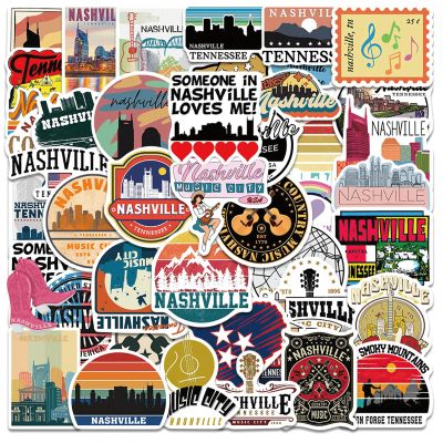 100PCS Nashville Tennessee Stickers,Cool Travel Stickers,Waterproof Vinyl Stickers for Water Bottles,Laptop,Luggage,Teens Adults,Keyboards,Backpacks,Skateboards,Luggage,Water Bottles,Scrapbooks