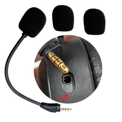 Hyperx Cloud 3 Mic Replacement, Wired/Wireless Gaming Headphone  Noise Cancelling Boom Microphone Gaming Consoles, PC, 3.5mm Jack (Not for Hyper X Cloud II and Other HyperX Headsets)