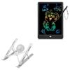 BoxWave Stand and Mount Compatible with PINKCAT Writing Tablet Doodle Board (10 in) - QuickSwitch Stand with Cooling Fan, Portable, Multi Angle Viewing Ventilator - Metallic Silver view 1
