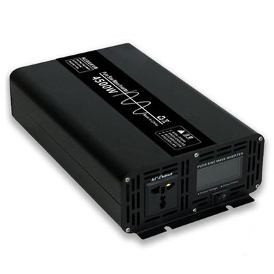4500W Peak Pure Sine Wave Inverter DC 12V 24V 48V to 220V AC Converter Car Inverter with LCD Display 2250 Watts Continuous Power Inverter for Home RV Outdoor Camping(48V-220V)