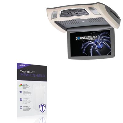 BoxWave Screen Protector Compatible With Soundstream VCM-103DM - ClearTouch ImpactShield (2-Pack), Impenetrable Screen Protector Flexible Film