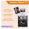 Fujifilm Instax Mini 41 Instant Film Camera... (Camera + 2 Twin Pick) view 3