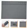 OSALADI Static Silicone Repair Mat for Electronics with Heat Resistant Screw Slots Flexible Workstation Pad for Computer and Phone Maintenance view 2