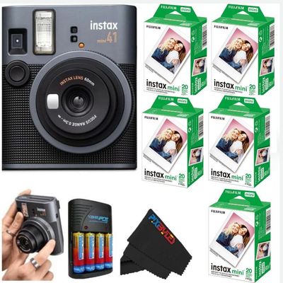 Fujifilm Instax Mini 41 Instant Film Camera... (Camera + 5 Twin Pick)