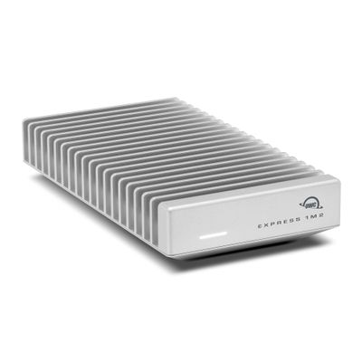 OWC 2TB Express 1M2 80Gb/s Portable NVMe SSD USB4 (Thunderbolt Compatible/USB-C) Ultra Fast External SSD Drive with Aluminum Heat Sink Enclosure