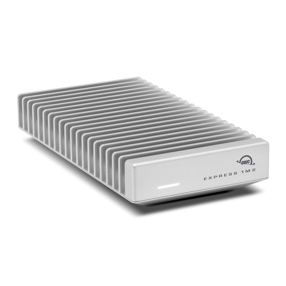 OWC 2TB Express 1M2 80Gb/s Portable NVMe SSD USB4 (Thunderbolt Compatible/USB-C) Ultra Fast External SSD Drive with Aluminum Heat Sink Enclosure