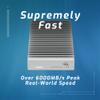 OWC 2TB Express 1M2 80Gb/s Portable NVMe SSD USB4 (Thunderbolt Compatible/USB-C) Ultra Fast External SSD Drive with Aluminum Heat Sink Enclosure view 2