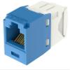 CJ688TGBU Pack of 24 Category 6 TX6 Plus Mini-Com UTP Jack Modules, Blue, TG Style, Toolless, RJ45 Ethernet High Performance Network Module, T568A/T568B Wiring view 2