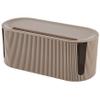 Cable Management Box, Dustproof Cable Organizer Box, Multifunctional Protective Cord Organizer for Home Office, Khaki Hider Cord view 1