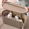 Cable Management Box, Dustproof Cable Organizer Box, Multifunctional Protective Cord Organizer for Home Office, Khaki Hider Cord view 4