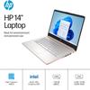HP 14 Inch Chromebook with ChromeOS Flex | 8GB RAM| 128GB Storage (64GB eMMC+64GB Card) | Designed Purely for School and Work | Game App Not Allowed | Wi-Fi 5 || Pale Rose Gold | No Mouse view 3