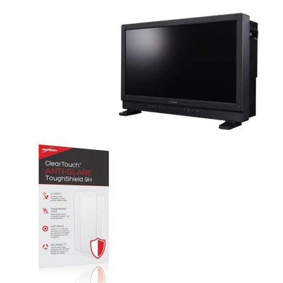 BoxWave Screen Protector Compatible With Canon DP-V2420 - ClearTouch Anti-Glare ToughShield 9H (2-Pack), Anti-Glare 9H Tough Flexible Film Screen Protector