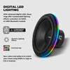 DS18 DLRING8 8" Digital LED Ring for Loudspeakers, Speakers, Sealed Acrylic, Water Resistant, Dynamic Lighting Effects, LED Ring for 8-inch Speakers view 3
