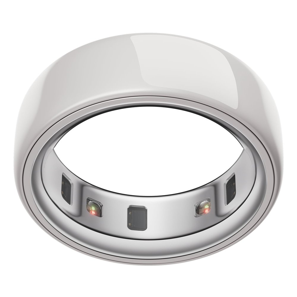 Oura Ring 4 Ceramic Cloud - Size 9 - Size Before You Buy