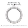 Oura Ring 4 Ceramic Cloud - Size 9 - Size Before You Buy view 2