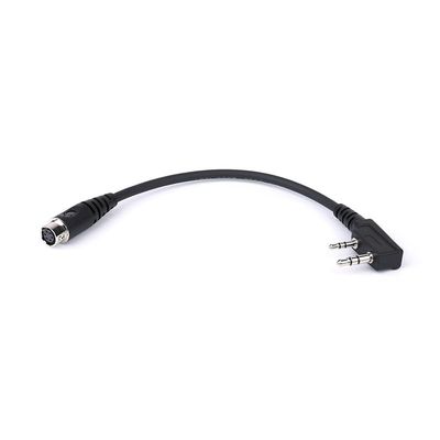 Arrowmax ACDK2-HR6F 6-Pin Quick Disconnect Hirose Adaptor Compatible with BaoFeng BTECH UV-5R UV-5RA UV-5RE UV-5R3 BF-F8HP UV-82HP Kenwood 2-PIN Radios NX-1200 NX-1300 NX-P1200 NX-P1300