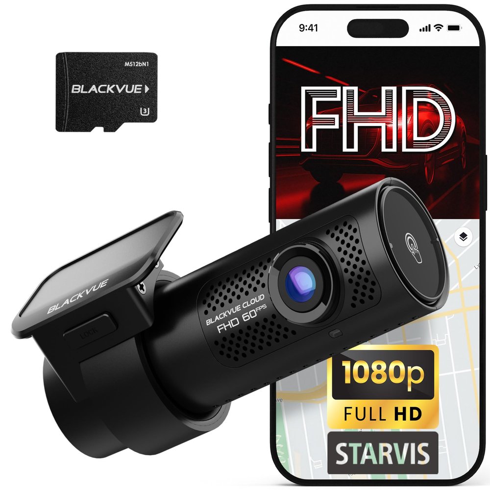 BlackVue DR770X-1CH II 128GB Dash Cam  Full HD Front Camera, STARVIS Sensor, Enhanced Visual Clarity, USB-C Install, Effortless Video Playback via Wi-Fi, Cloud Remote Access, Smart Parking Mode