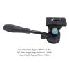AUNMAS Tripod Fluid Head, 360 Panorama Metal Camera Tripod with Steel Handle for Home Camping Travelling view 2