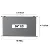 84 inch Wall Ceiling Mounted Projecteur Screen, Support Dual Sided Projection Screen for Home Theater, Open-Air Cinema, Camping view 3